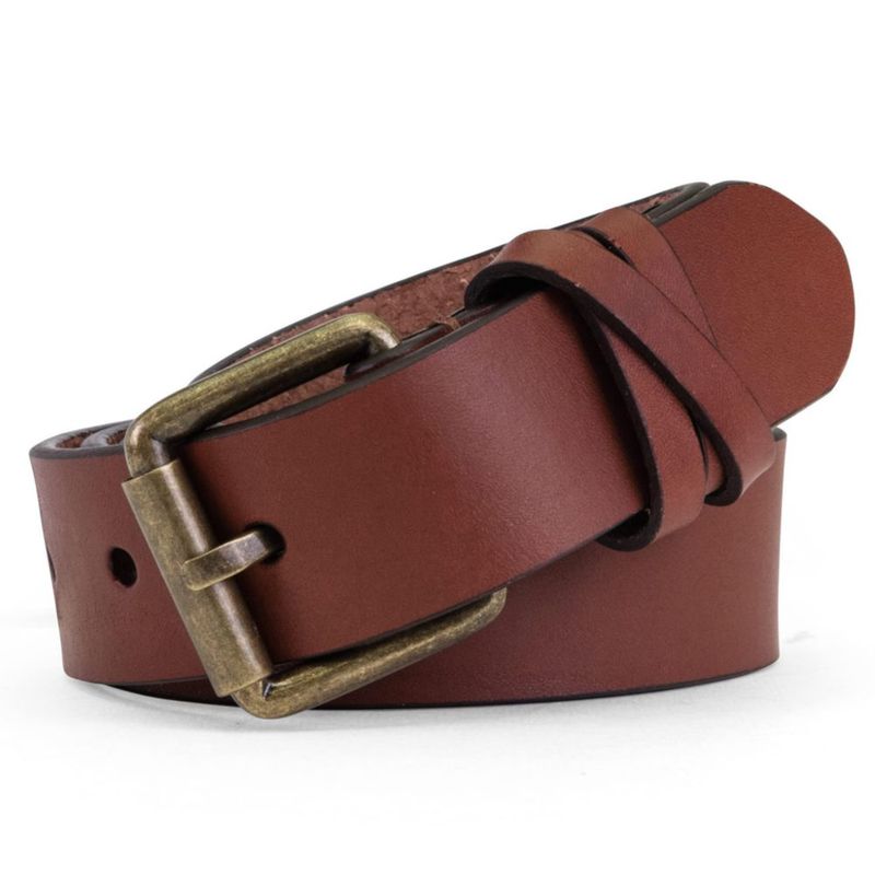 Cinturón Timberland Casual de cuero para mujer marrón (Cruzado)