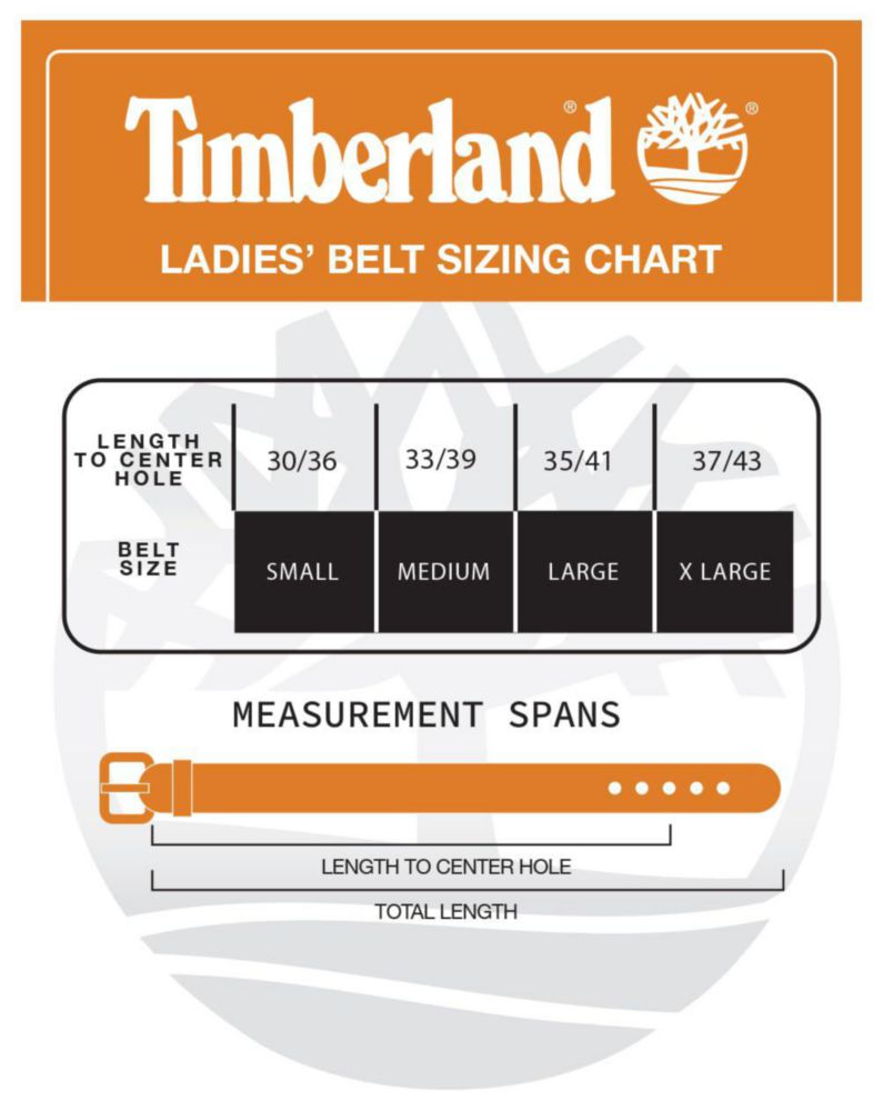 Cinturón Timberland Casual de cuero para mujer marrón (Cruzado)