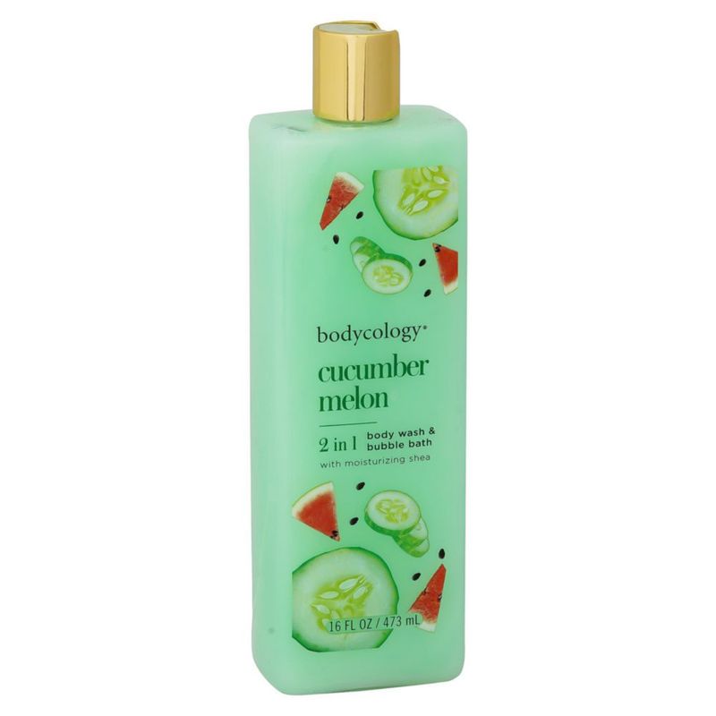 Gel de baño Bodycology pepino y melón para mujer 473 ml