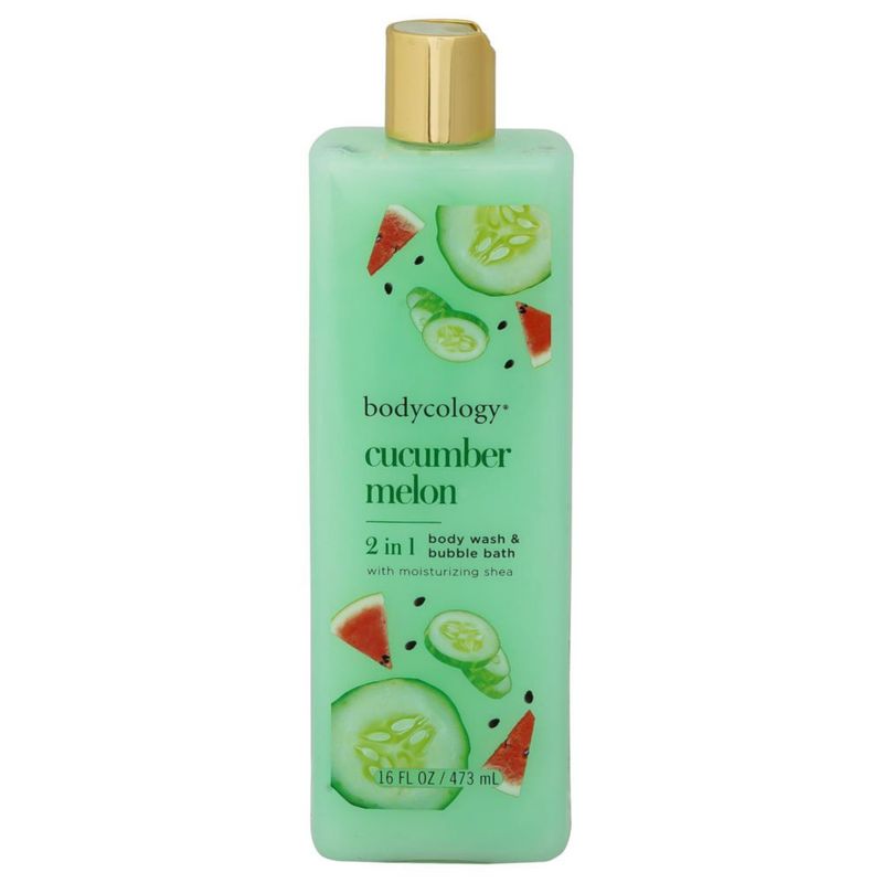 Gel de baño Bodycology pepino y melón para mujer 473 ml