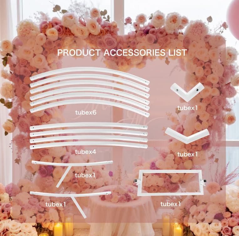 Arco Metálico en Forma de Corazón para Globos IKULE 2 m
