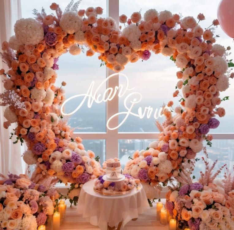 Arco Metálico en Forma de Corazón para Globos IKULE 2 m