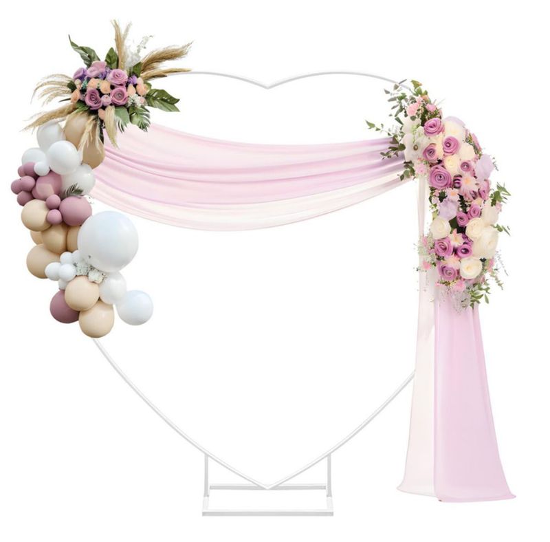 Arco Metálico en Forma de Corazón para Globos IKULE 2 m