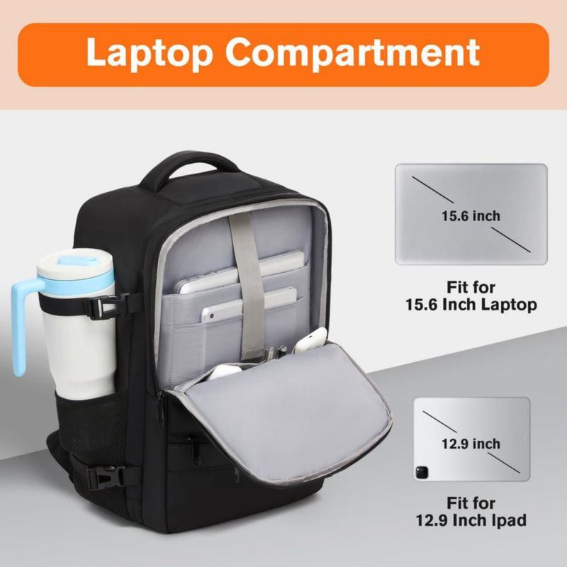 Mochila Bymontin 35L para Viaje y Portátil – Aprobada para Vuelo