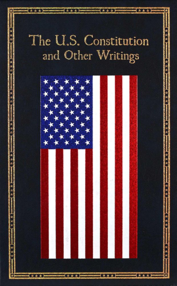 Libro Simon & Schuster: Constitución (encuadernado en cuero)