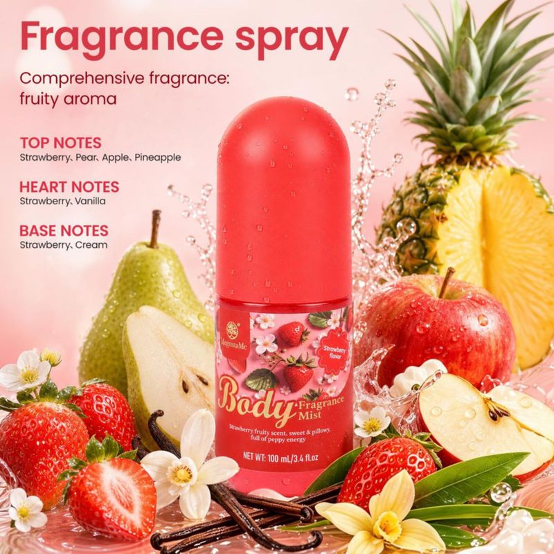 Bruma Corporal MegustaMe 100 ml Fresa Vegana