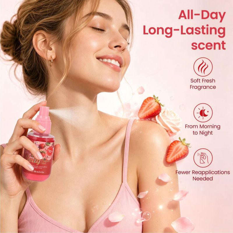 Bruma Corporal MegustaMe 100 ml Fresa Vegana