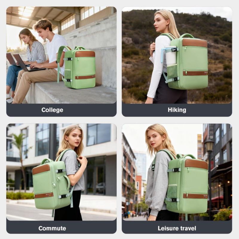 Mochila Bymontin 35L para Viaje y Portátil de Cabina