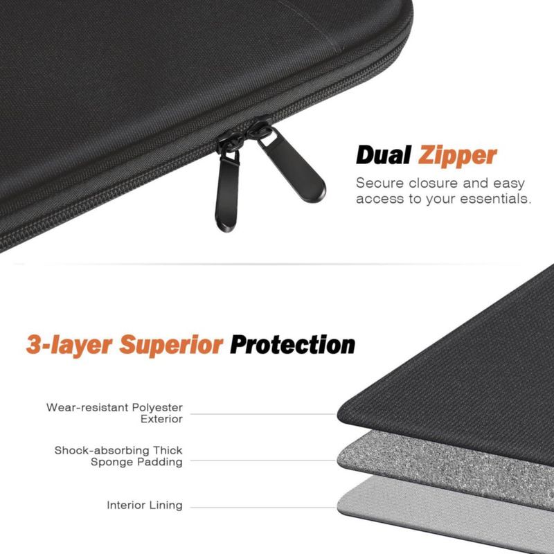 Funda para Tablet MoKo 23-25 cm con Múltiples Bolsillos