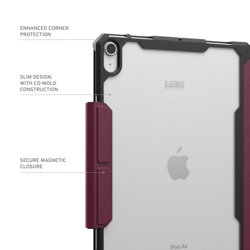 Funda para iPad UAG Essential Armor de 11 pulgadas color Burdeos