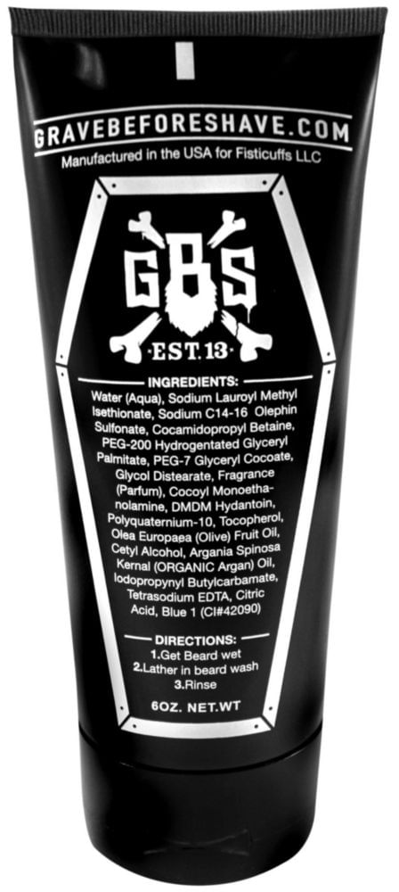Champú para barba Grave Before Shave tubo de 180 ml