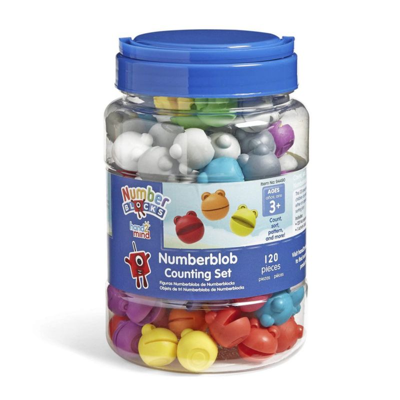 Set de conteo hand2mind Numberblocks Numberblob para niños de 3 a 5 años