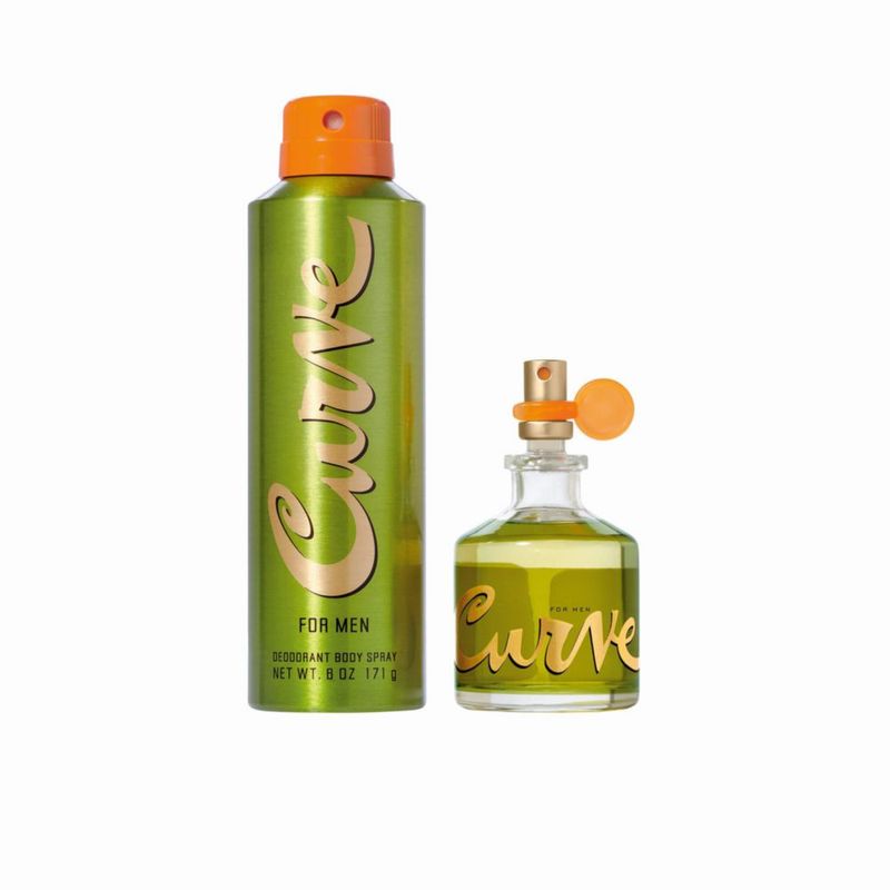 Set de perfume Curve Cologne Spray desodorante para hombre 2 unidades