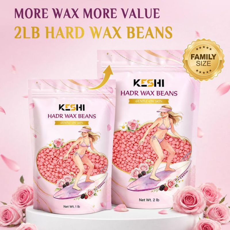 Ceras en perlas KeShi 09 kg Aroma a Rosa Recarga sin tiras