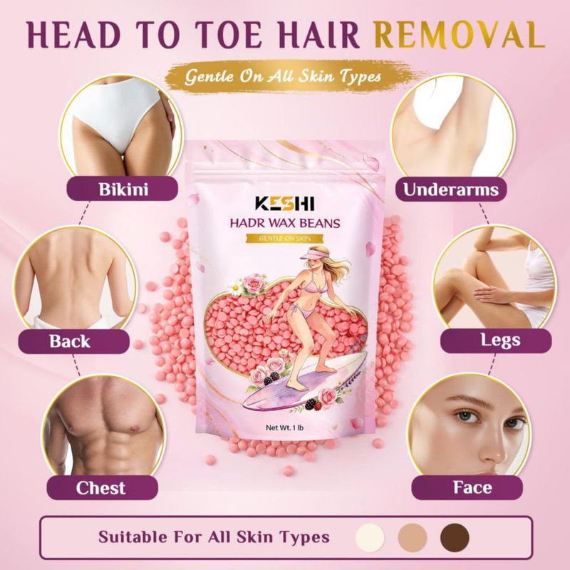 Ceras en perlas KeShi 09 kg Aroma a Rosa Recarga sin tiras