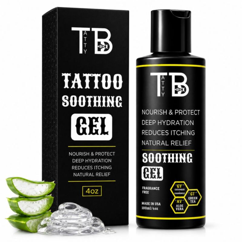 Gel Calmante e Hidratante para Tatuajes TATTYBEE 100 ml