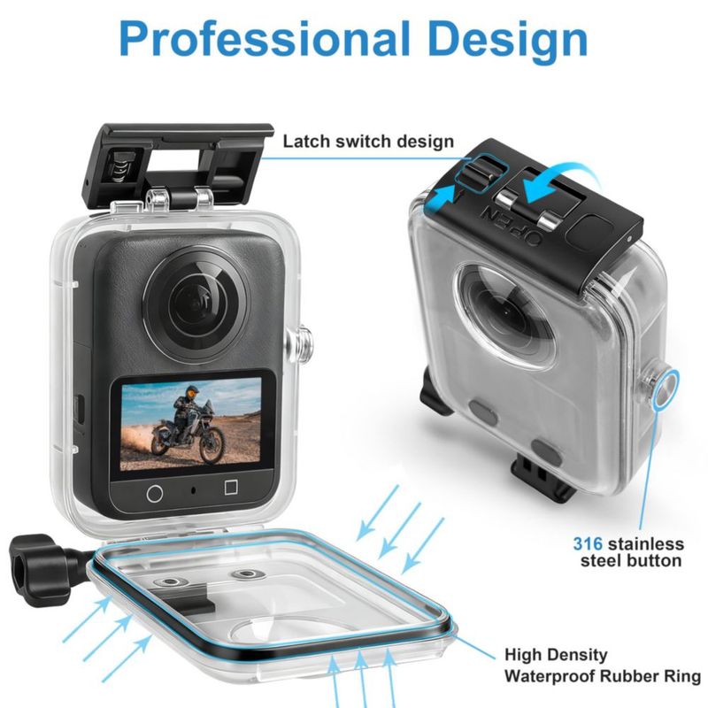 Carcasa impermeable FiTSTILL para DJI Osmo 360 II/360