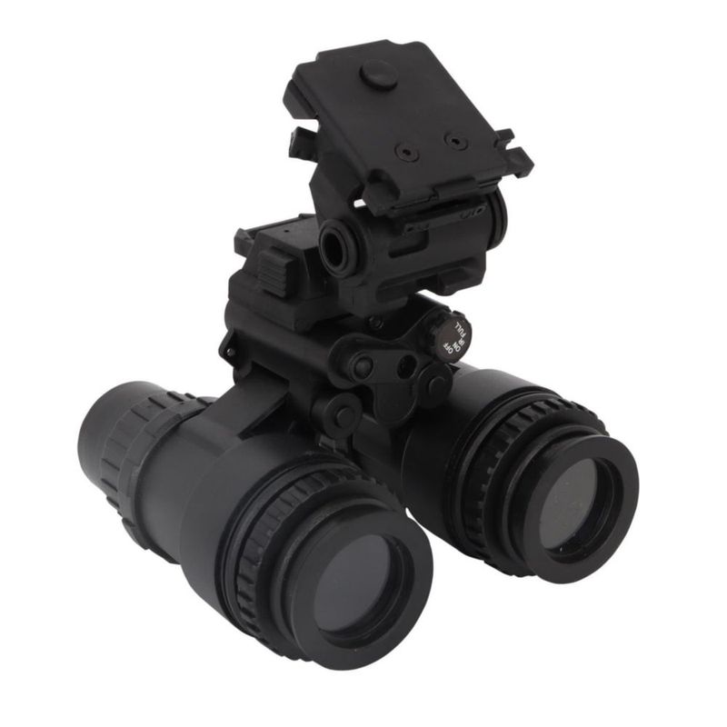 Gafas de Visión Nocturna Tácticas Modelo PVS15 con Soporte Ajustable para Casco – Cosplay y Exhibición Sin Función (Negro)
