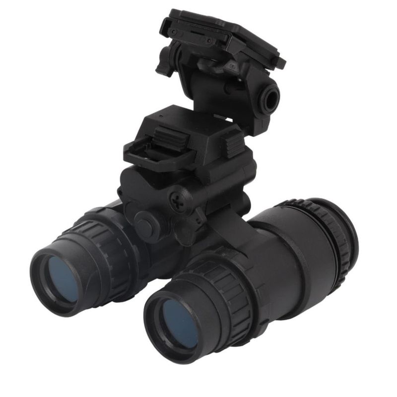 Gafas de Visión Nocturna Tácticas Modelo PVS15 con Soporte Ajustable para Casco – Cosplay y Exhibición Sin Función (Negro)