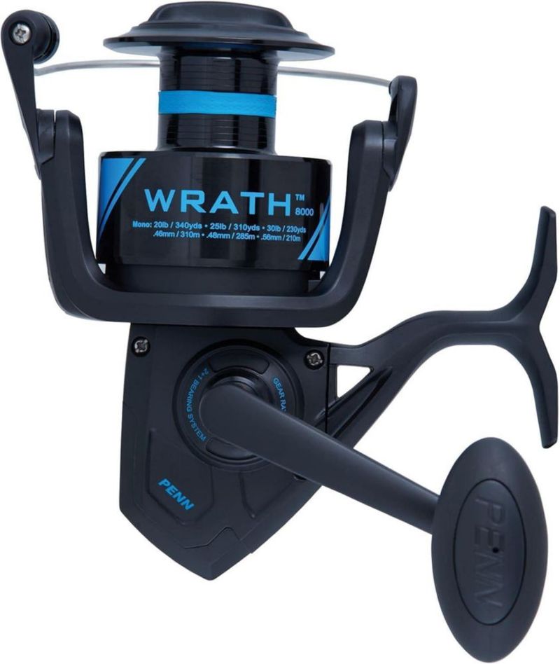 Carrete de Pesca PENN Wrath 2500 45 kg Cuerpo de Grafito