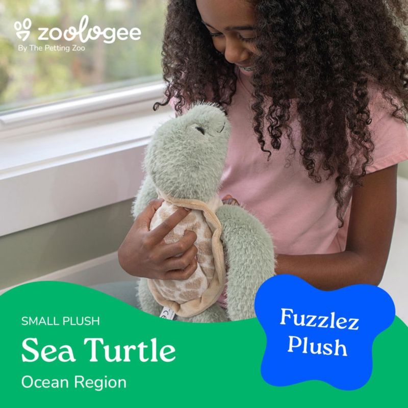 Peluche de Tortuga Marina 25 cm – The Petting Zoo