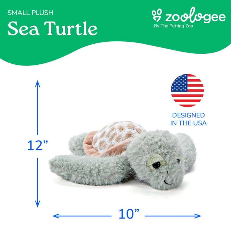 Peluche de Tortuga Marina 25 cm – The Petting Zoo