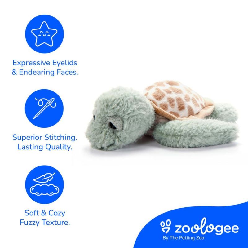 Peluche de Tortuga Marina 25 cm – The Petting Zoo