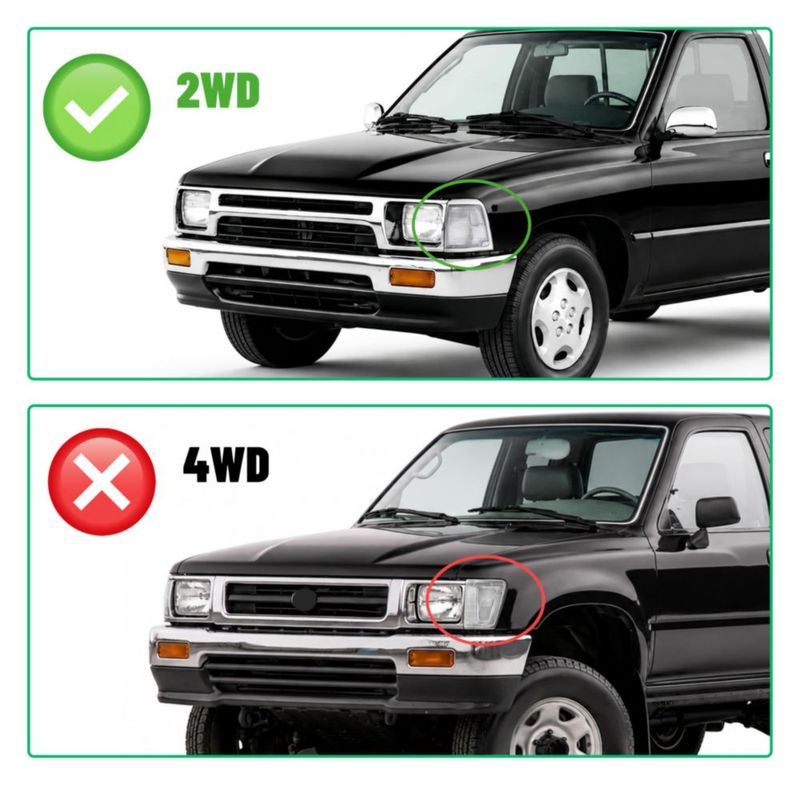 Luces de esquina HECASA para camioneta Toyota 1992‑1995