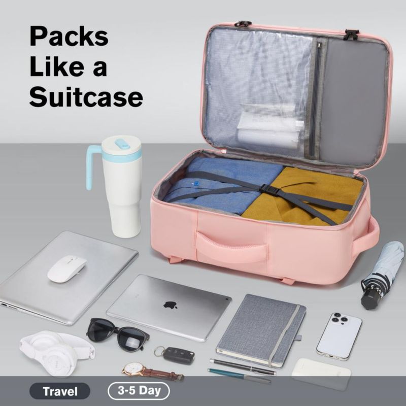 Mochila Bymontin 35 L para Portátil de Viaje Aprobada para Vuelo