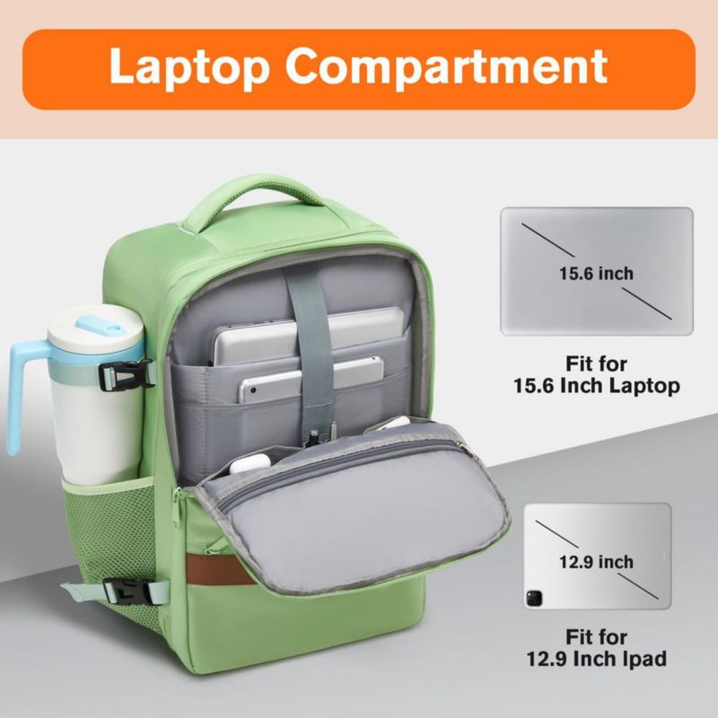 Mochila Bymontin 25 L para Portátil de Viaje y Equipaje de Mano