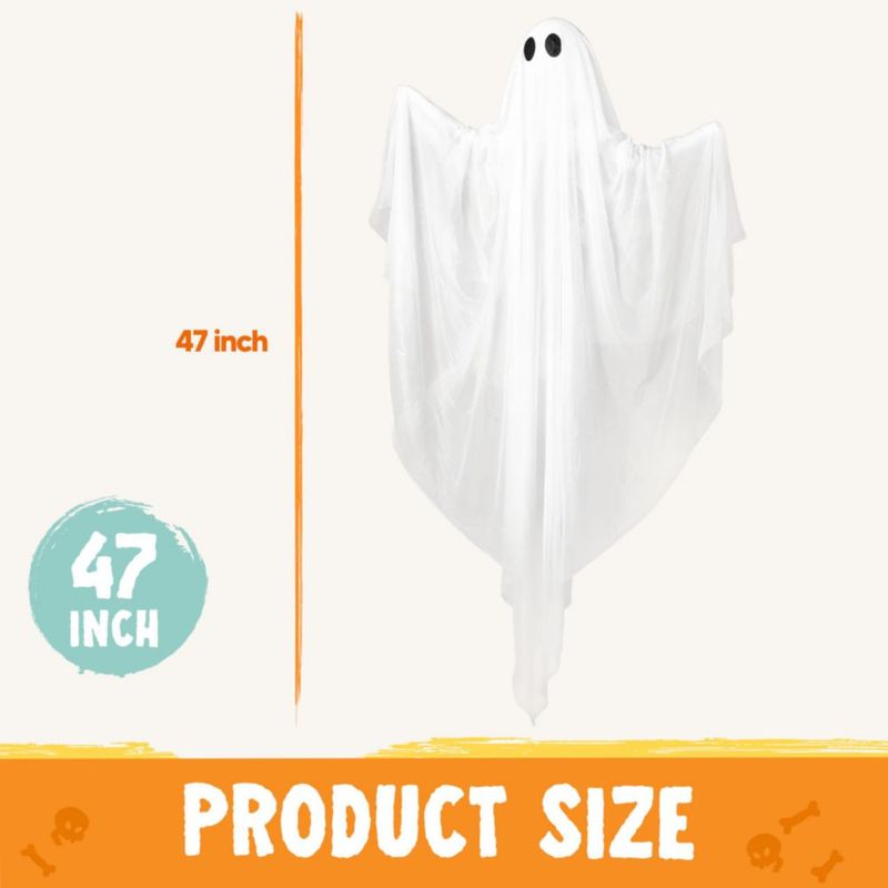 Fantasma Colgante JOYIN 120 cm Iluminado (2 unidades) con Temporizador