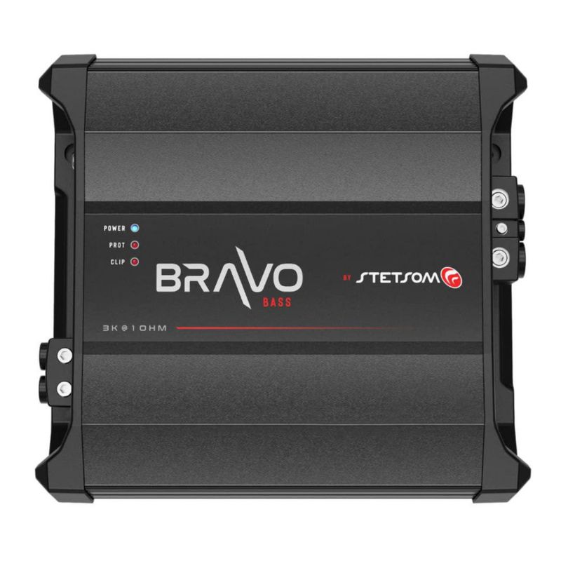 Amplificador Stetsom Bravo BASS 3000 3 000 vatios RMS 1 Ω