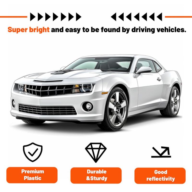 Luz de posición ECOTRIC para Camaro 2010-2015 Ámbar 12V
