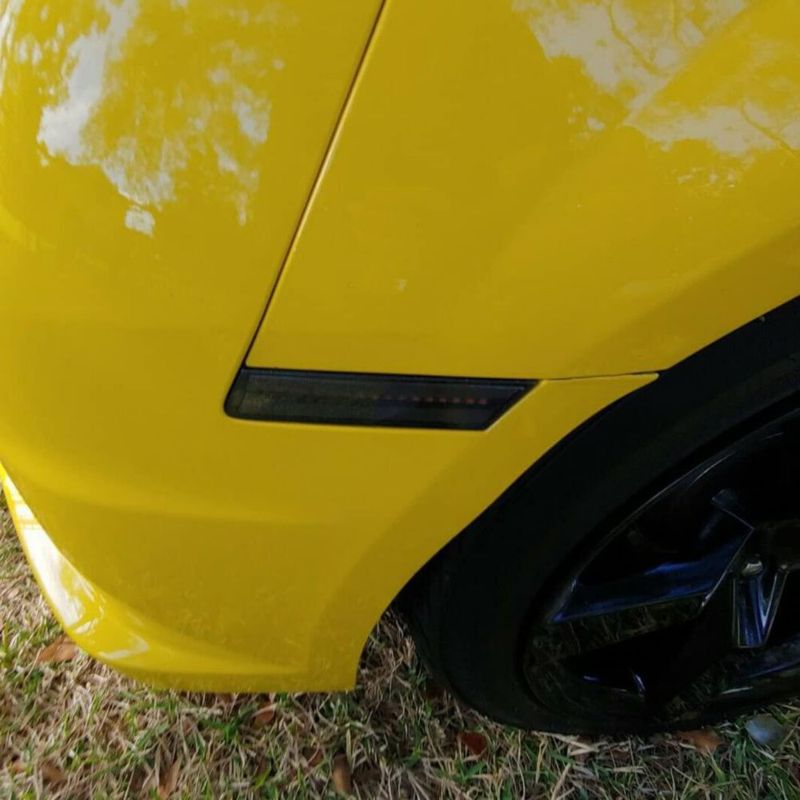 Luz de posición ECOTRIC para Camaro 2010-2015 Ámbar 12V