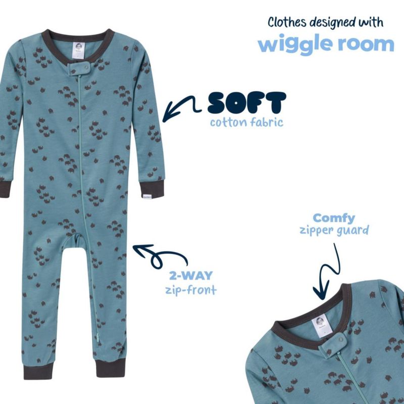 PAJAMAS Gerber Bebé Niño 12 Meses Pack de 3 Algodón