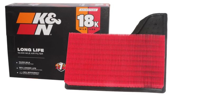 Filtro de aire K&N KNA-5029 de larga vida 29000 km