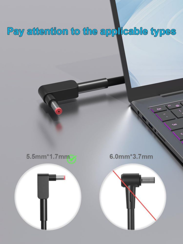 Cargador HSXIRQA de 180W para portátil Acer (100-240V)