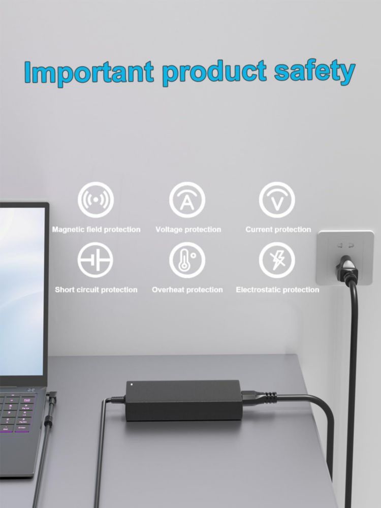 Cargador HSXIRQA de 180W para portátil Acer (100-240V)