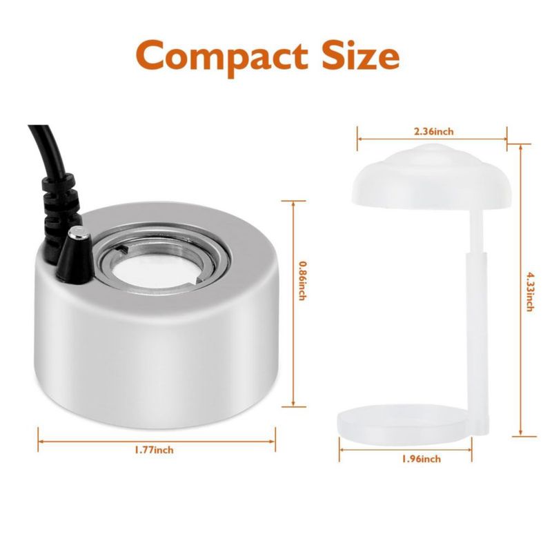 Generador de Niebla AGPTEK de Aluminio para Fuente de Agua