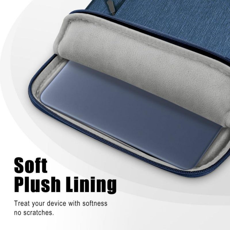 Funda para portátil TiMOVO 133-14" azul con correa de hombro