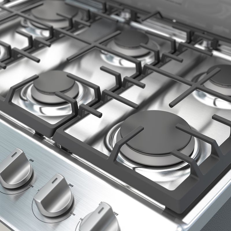 Estufa de Piso Whirlpool 30" WFR3400D Silver