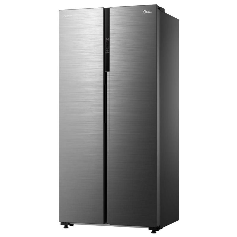 Refrigerador Midea 17 Pies Side By Side MDRS619FGM46 Plateado