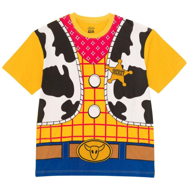 Camiseta Disney Toy Story para Hombre 2XL Amarilla con Woody