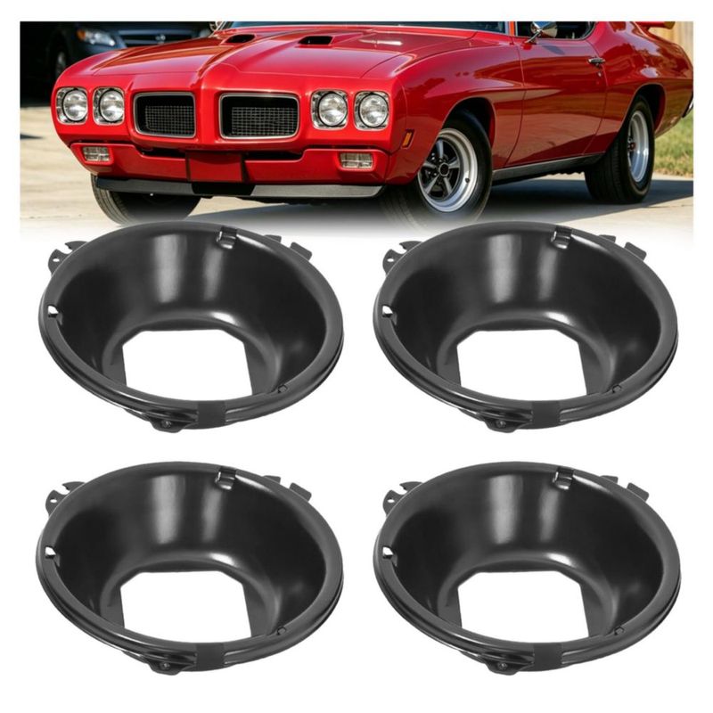 Cámaras de faros HECASA 4 piezas 1964-1972 Chevelle/El Camino