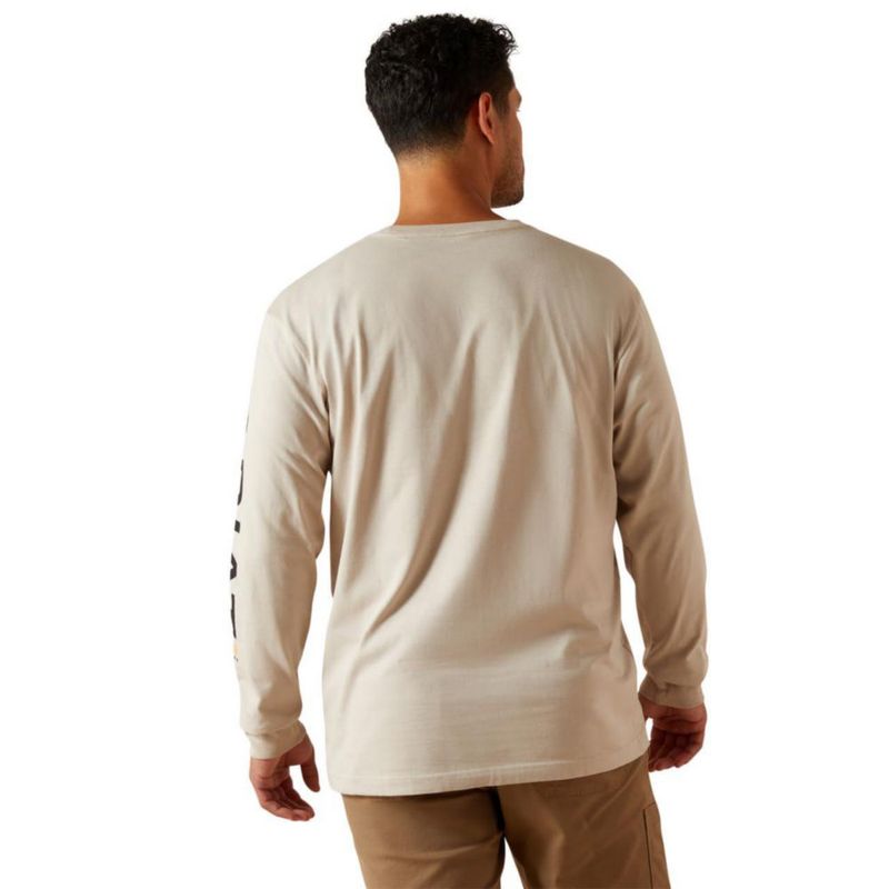 Camiseta ARIAT Rebar de Algodón String/Negro – Talla M