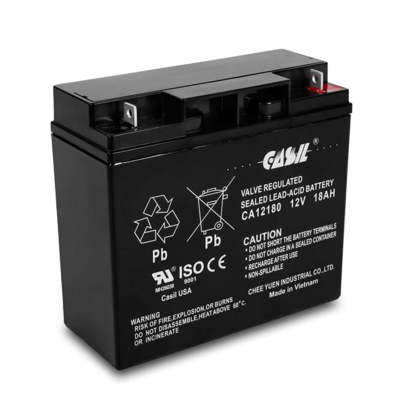 Batería de automóvil Casil 12V 18Ah AGM de repuesto