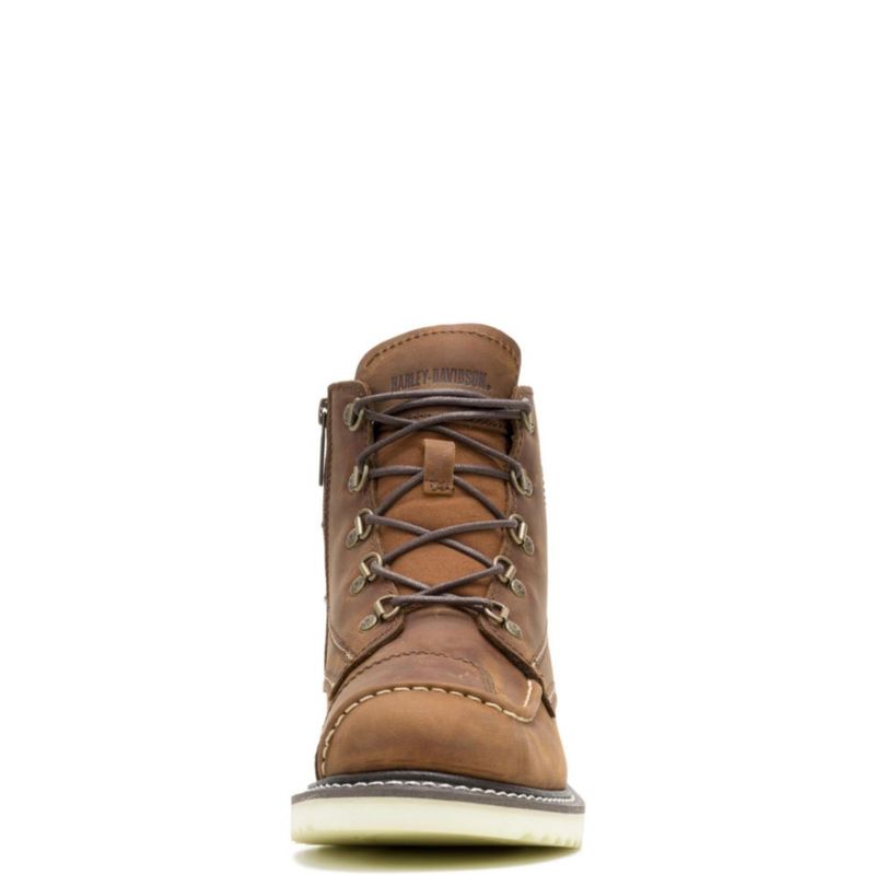 BOTA Harley-Davidson Hagerman de Cuero Marrón Talla 8