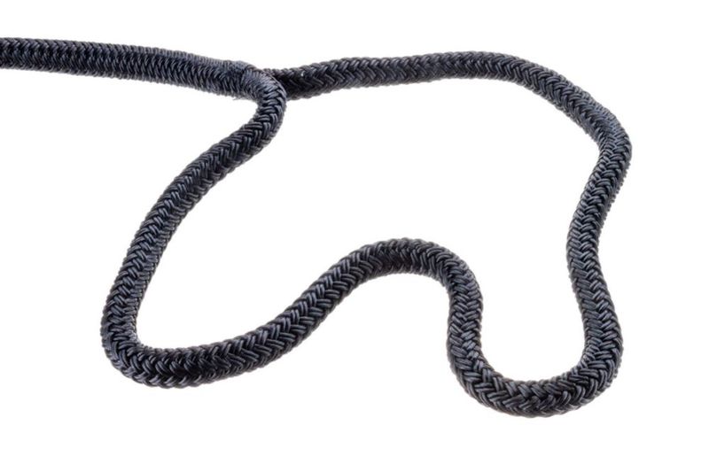 Dock Line SEACHOICE 13 cm x 6 m nailon de doble trenza negro