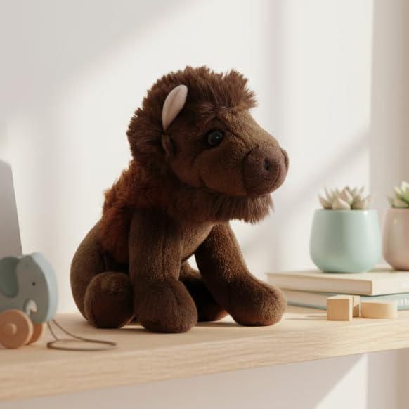 Peluche de Bisonte The Petting Zoo – 15 cm