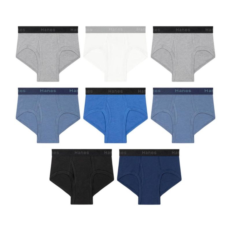 Calzoncillos Hanes para niños – Pack de 8 algodón elástico